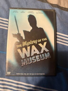 The Mystery of the Wax Museum DVD - Blue & Black Cover